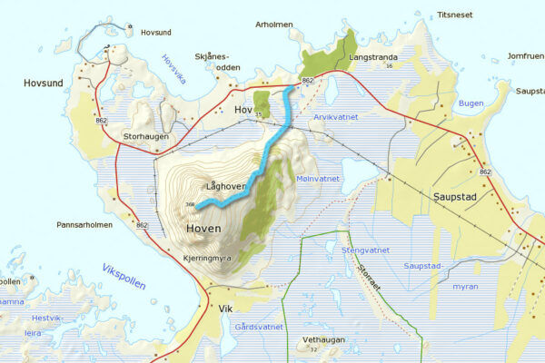 Karte Hoven