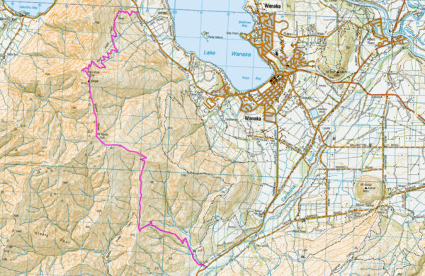 Skyline Track Karte Mount Alpha