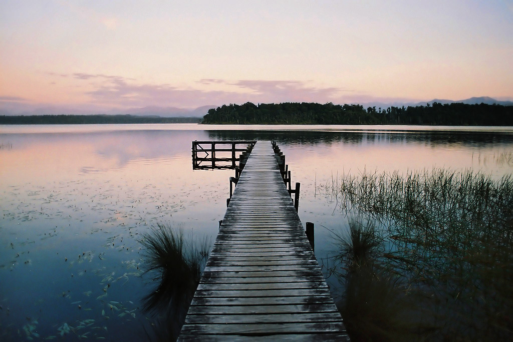 Lake Mahinapua, Neuseeland