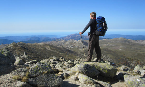 Auf dem Gipfel des Monte Incudine