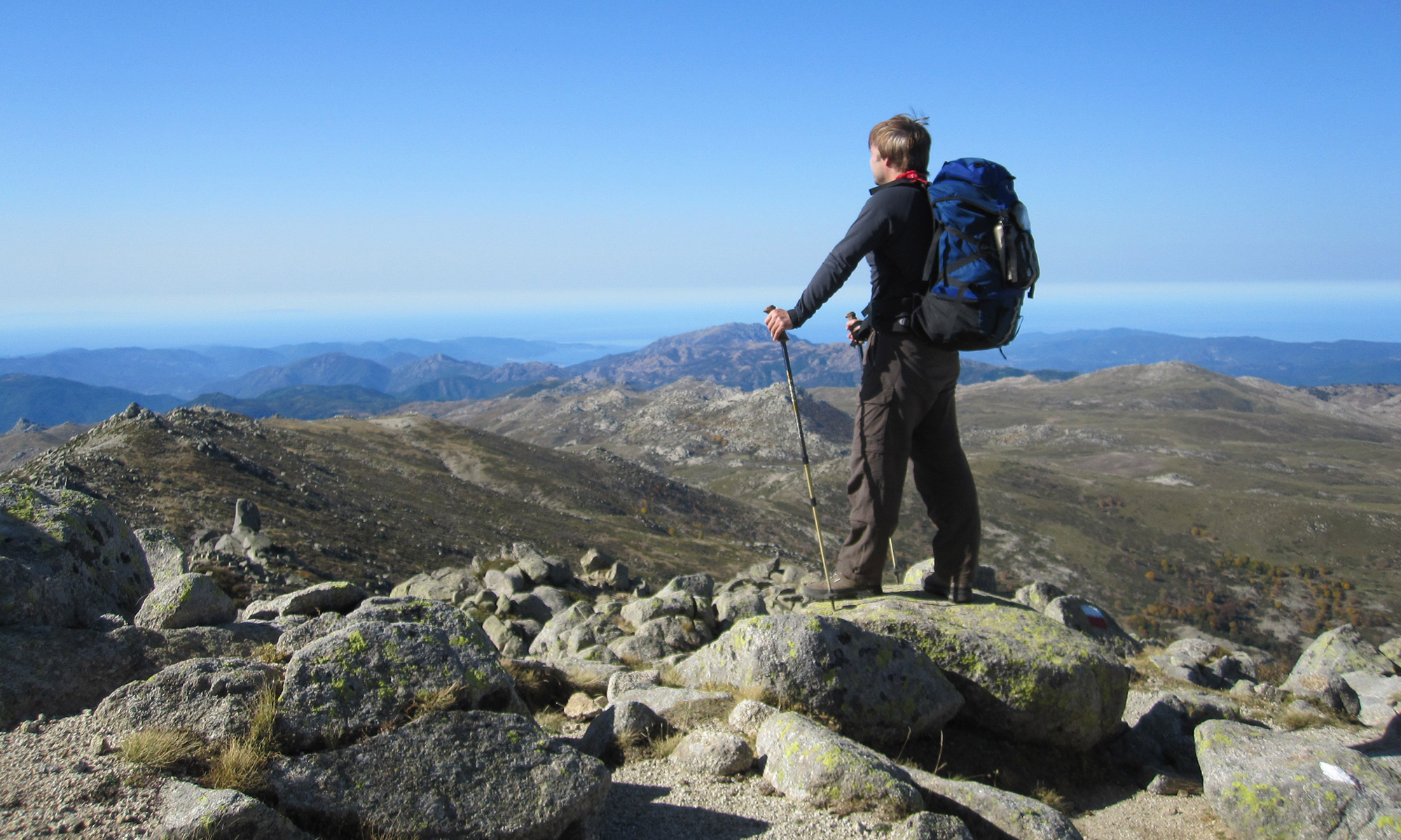 Auf dem Gipfel des Monte Incudine