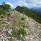 Blick hinüber zur Blaubergschneid