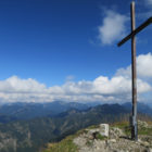 Gipfelkreuz Halserspitze (1.862m)