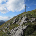 Gipfelkreuz Halserspitze (1.862m)