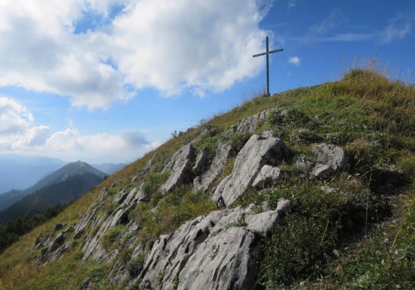 Gipfelkreuz Halserspitze (1.862m)