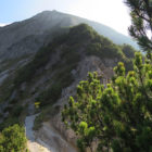 Blick zurück zur Halserspitze