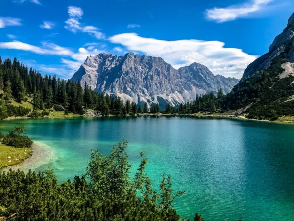 Zugspitze – Blick vom Seebensee (Österreich)