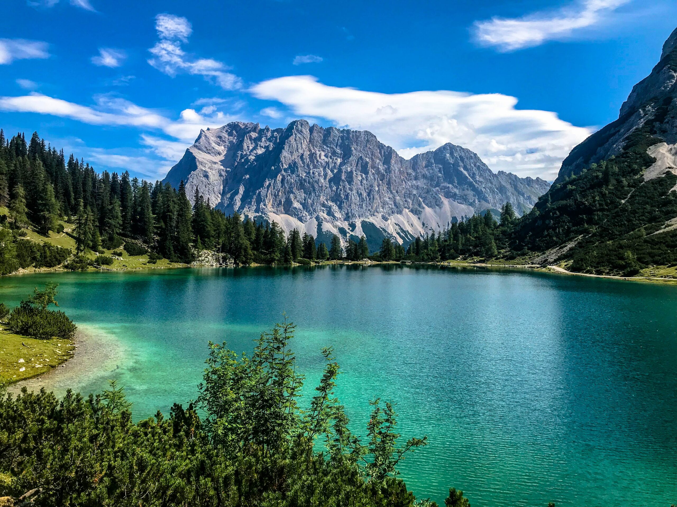 Zugspitze – Blick vom Seebensee (Österreich)