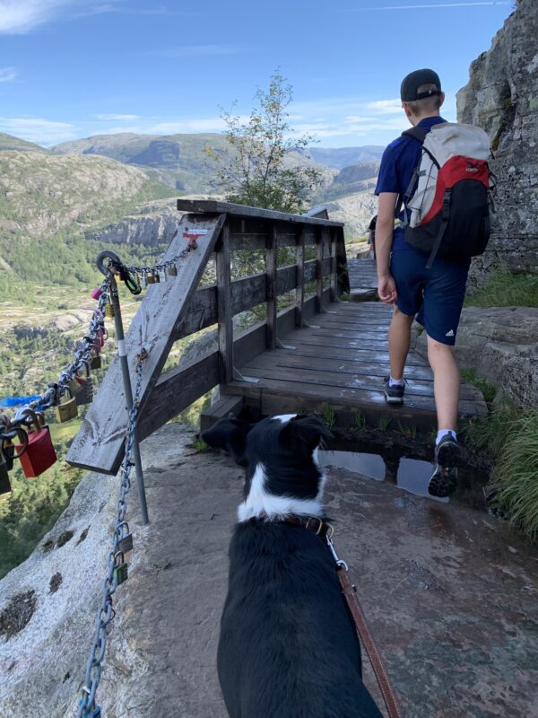 Brücke mit „Liebesschlössern“