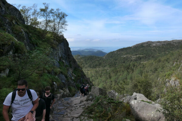 Wanderweg, Preikestolen