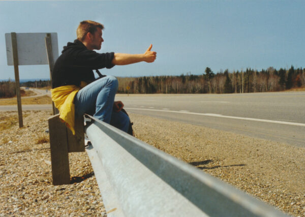 Trampen in New Brunswick, Kanada, 1993